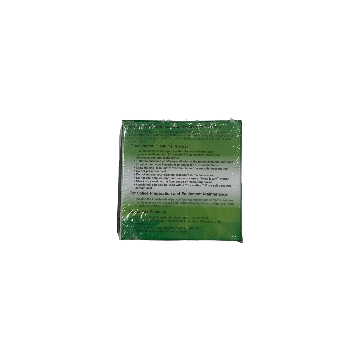 Fiber Optic Cleaning Platform