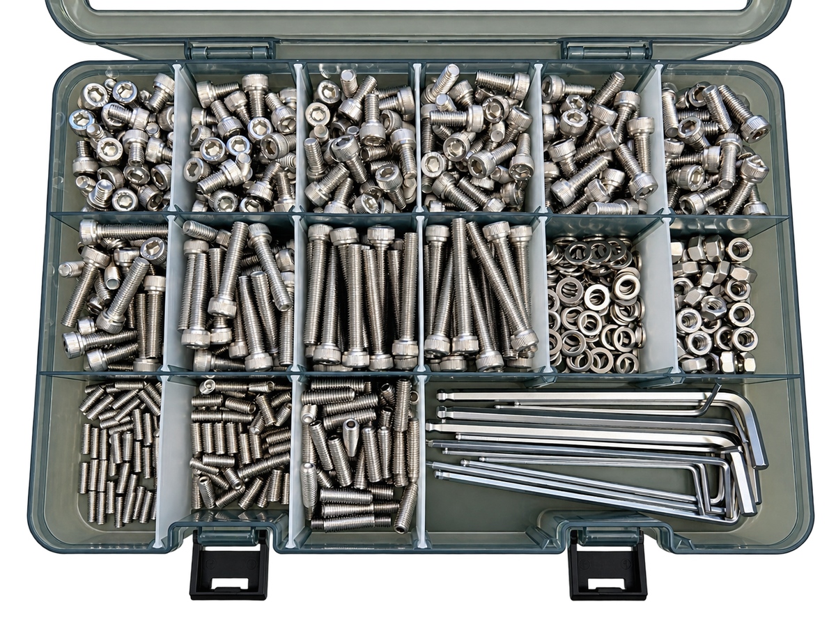 Metric Screw and Hardware Assortment Kit