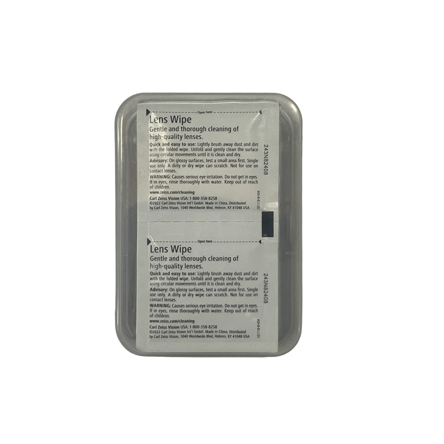 Zeiss Individually Wrapped Lens Wipes (20 Pack)