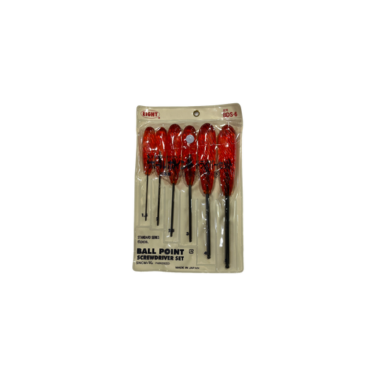 6 Pcs Hex Ball Point Screwdriver Set (1.5mm - 5mm)
